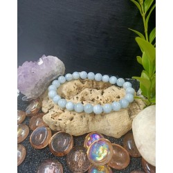 Bracelet pierre naturelle aigue marine